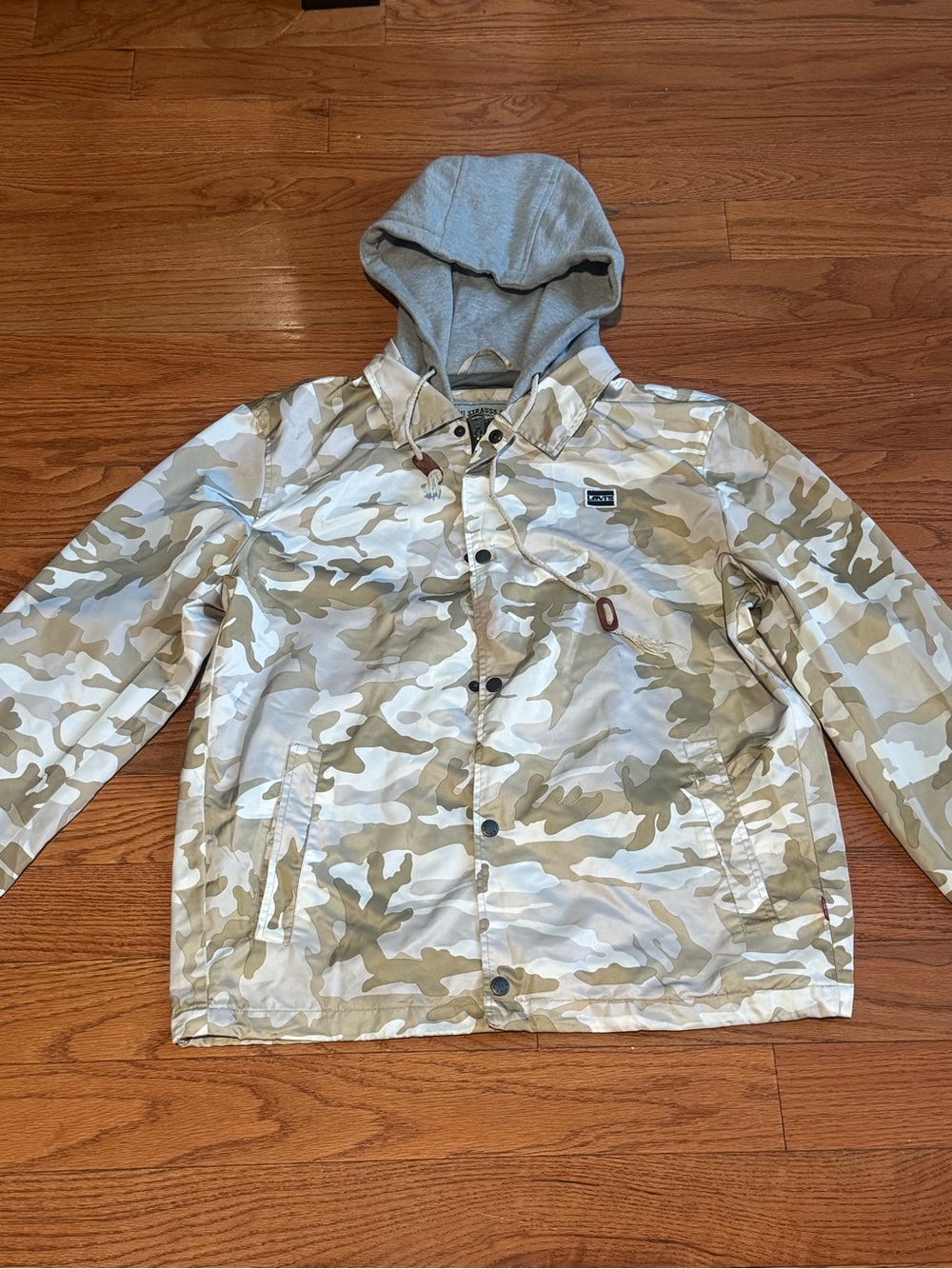 Levi Camouflage Hooded Jacket